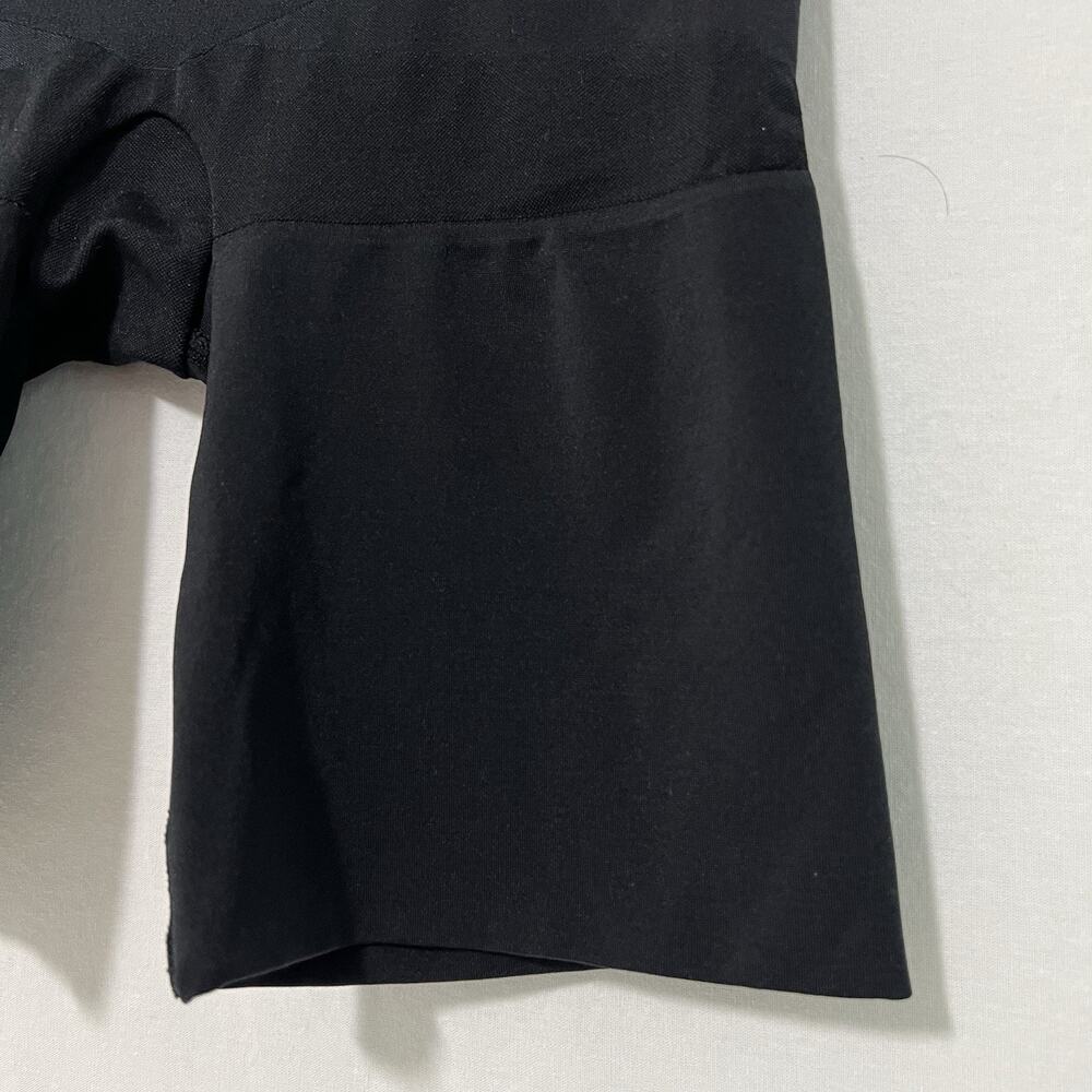 Assets By Spanx Shaping High Waist Shorts Womens XL Black 6.5” Inseam - Picture 3 of 8